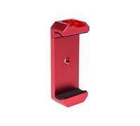 PURPLELILY Supporto per telefono Morsetto Adattatore Clip a doppia trazione Clip per telefono con foro per vite da 1/4 per 60-110mm Adattatore per treppiede per dispositivo mobile per tablet