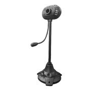 PURPLELILY Telecamera USB con rotazione a 360 gradi e messa a fuoco automatica per videoconferenze e live streaming online didattica webcam