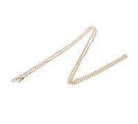 PURPLELILY Tracolla per borsa a tracolla di ricambio per borsa a tracolla in metallo Cha Bag catena per bambini, Oro