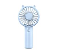 PURPLELILY Ventilatore portatile ricaricabile piccola tasca con 3 velocità USB per ufficio esterno tasca interna piccola