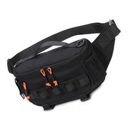 PURPLELILY Viaggio Sport Borse Pesca Borsa Petto Pesca All'aperto Borsa Antigraffio Sacchetto di Vita Impermeabile Sacchetto di Vita Portatile, Nero