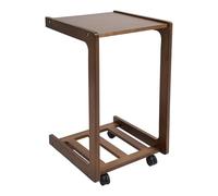 PurpleMinder C Tavolino in legno, divano a forma di C, comodino, lato a C, per divano, vassoio TV, tavolino, tavolino da caffè mobile per soggiorno, camera da letto, comodino