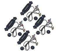 PURPLLE 4 Set Pre-Cable Scatola per sigari Chitarra Pick-Up con Volume e Tono per Chitarra Elettrica