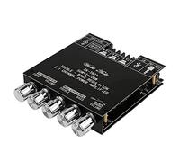 PURPLLE Scheda Amplificatore Bluetooth HiFi Stereo 2.1 Tpa3116D2 50Wx2 + 100W 12V-24V Modulo Amplificatore di Potenza Audio