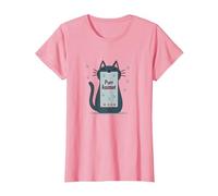 Purr Assistant: Simpatico Design Smartphone con Gatto per Gli Amanti degli Animali Domestici Maglietta, Donna, Rosa, XXL