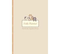 Purr-fect Cat Themed Daily Planner: Undated journal perfect for cat lovers who want to stay organized and goal oriented, 6x9in, 100 pages