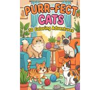 PURR-FECT CATS Coloring Adventures