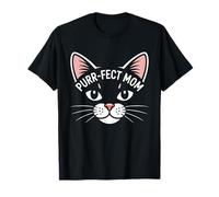 Purr-Fect Mom Fur Fur Mom Cine Cat Lover Regalo animale Maglietta