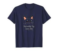 Purr-Perfect Day Every Day Cat Lover Citazione Maglietta, Uomo, Navy, L