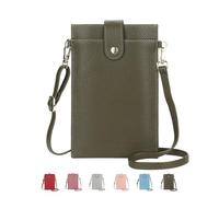 Purrcase 2025 New Women'S Ultra-Slim Vertical Phone Wallet, Card Holder With Pockets, for Woman (Green)