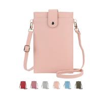 Purrcase 2025 New Women'S Ultra-Slim Vertical Phone Wallet, Card Holder With Pockets, for Woman (Light pink)