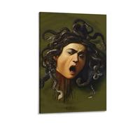 PURRCOCO Medusa Caravaggio Barocco Pittore Poster Poster Stampa artistica da parete foto pittura poster da appendere immagine per la famiglia Decor 20 x 30 cm