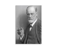 PURRCOCO Poster con stampa artistica da parete su tela, motivo: psicologo austriaco Sigmund Freud, decorazione per la stanza, 30 x 45 cm