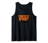 Purrectly Spooky Halloween Amanti dei Gatti Canotta