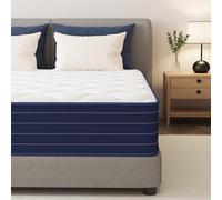 PurrJoys Materasso Matrimoniale 140x200x20 cm, Memory Foam e Molle Insacchettate, Rigidità Media, Traspirante, Isolamento del Movimento, Certificato CertiPUR-US® e Oeko-TEX®, Senza Fibra di Vetro