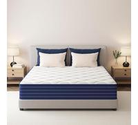 PurrJoys Materasso Matrimoniale 90x190x25cm, Memory Foam e Molle Insacchettate, Rigidità Media, Traspirante, Isolamento del Movimento, Certificato CertiPUR-US® e Oeko-TEX®, Senza Fibra di Vetro