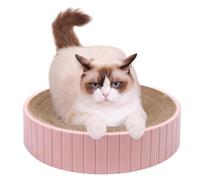 PurrPad Round Cat Scratching Board Carta Corrugated Pad Reversible