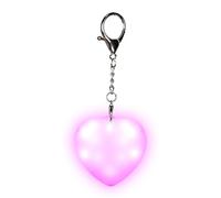 Purse Lights, Rechargeable Mini Keychain LED Lamp | Heart Shaped Touch Handbag Light Bright Portable LED Accessory - For Mother Women Backpack Shoulder Bag Wallet Tote Concerts Party Night Use