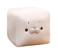 Purse Pendant - 7x7x7cm Cube Stuffed Toy | Plush White Cube Model | Soft Adorable Collectible Purse Charm | For Desk Bedroom Living Room Home Women Men Boys Girls Teens Adults Wife Girlfriend