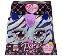 Purse Pets | Borsetta in Versione Metallic Zebra | Oltre 30 Effetti sonori e reazioni, Giocattoli per Bambine dai 4 Anni in su