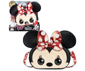 Purse Pets Disney Minnie Mouse - Borsa a Tracolla interattiva Che Diventa Viva con più di 30 Suoni e reazioni, Lampeggiante e Musica, dai 4 Anni in su