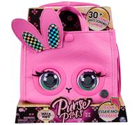 Purse Pets, Holly Hops Bunny Tote Bag Interactive Pet Toy and Cross-body Bag wit