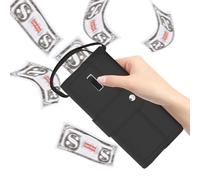 Purse with Prop Money | Battery-Operated Realistic Funny,Make It Rain Toy Money Purse | for Housewarming Birthday Christmas Graduation Family Colleagues Women Men