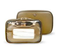 PurseN Litt LITTMINI - Trousse per trucchi con specchio staccabile + luce a LED, versatile, compatta, di alta qualità, con tasche rimovibili per organizzazione, ideale per i viaggi e gli oggetti