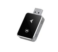 PURSPIR Adattatore wireless CarPlay UK, conversione aggiornata 2025 da cablato a wireless con USB/Type-C, compatibile con iPhone V45