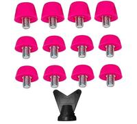 Purtrini di plastica per tacchette da Calcio 12pcs 7 mm e 10 mm a Vite su tacchette da Calcio con Chiave M 5 Sostituzione per Campo