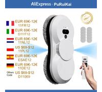 PuRuiKai Atomizzazione Robot Aspirapolvere Ultra Sottile Pulizia delle Finestre Robot Lavavetri Vetro Elettrico Telecomando per la Casa