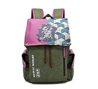 Puruuige Anime Kamado Tanjiro Zaino Unisex Casual Tela Zaino Cartoon Kamado Nezuko Stampa Zaino Tomioka Giyuu Scuola Viaggi Laptop, Tomioka Giyuu, 27*12*42CM/10.6*4.7*16.5Inches
