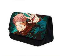 Puruuige Astuccio per matite anime Gojo Satoru per bambini Inumaki Toge Astuccio di cancelleria di grande capacità Itadori Yuji Astuccio scolastico personalizzato organizer per cancelleria, Tipo 2,