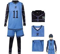 Puruuige Blue Lock Costume Cosplay Isagi Yoichi Calcio Jersey Uniforme Set Completo Bachira Meguru Tuta Abiti Anime Gioco di Ruolo Costume di Halloween