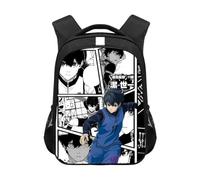 Puruuige Blue Lock Zaino Anime Scuola per Ragazzi Isagi Yoichi 3D Stampato Cartone Zaino per la Scuola Grande Capacità Leggero Cartone Animato Bambini Zaino, Tipo 15, 38 x 15 x 28 CM