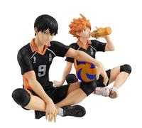 Puruuige Haikyuu Shoyo Hinata Figure Model Take the Ball Seduto Posa Statua Personaggio Anime Action Figure Collezionismo Ornamenti