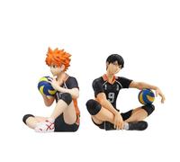 Puruuige Haikyuu Shoyo Hinata Figure Model Take the Ball Seduto Posa Statua Personaggio Anime Action Figure Collezionismo Ornamenti