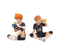 Puruuige Haikyuu Shoyo Hinata Figure Model Take the Ball Seduto Posa Statua Personaggio Anime Action Figure Collezionismo Ornamenti