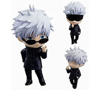 Puruuige Satoru Gojo Figura Q Versione Clayman, figura Satoru Gojo 10,2 cm Figura PVC variabile faccia mobile statua ornamenti