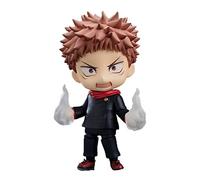 Puruuige Yuji Itadori Figura Q Versione Clayman Figure, 4 pollici Yuji Itadori Figura PVC Viso variabile Figura mobile Statua Ornamenti