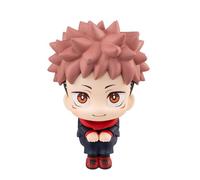 Puruuige Yuji Itadori Figura Statua Anime Versione Q Megumi Figurine 9,93 cm Guardare Up Pose Model Statue PVC Carina Decorazione Torta