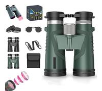 Puruxe Binoculars for Adults High Powered, Puruxe 10×42 HD Binocular, Premium Optical Clarity, Professional Waterproof, Ideal for Bird Observation, Trekking, Journeys and Celestial Viewing (black)