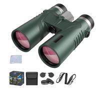 Puruxe Binoculars for Adults High Powered, Puruxe 10×42 HD Binoculars, Premium Optical Clarity, Binoculares De Largo Alcance, High-Powered Magnification, for Bird, Cruise,Travel (Green)