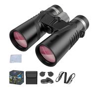Puruxe Binoculars for Adults High Powered, Puruxe 10×42 HD Binoculars, Premium Optical Clarity, Binoculares De Largo Alcance, High-Powered Magnification, for Bird, Cruise,Travel (Black)