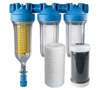 Purway® Hydra Big Trio Rainmaster 1" LA Filtro per acqua piovana