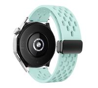 PURYN 18 20 22 mm cinturino magnetico in silicone per Huawei GT 5 46 mm 41 mm cinturino sportivo traspirante per Huawei GT5 Pro GT4 GT3 GT2 Correa, 20mm, B-Mint Green, agate