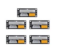 PURYN Doppio alimentatore alimentatore PC blocco sincronizzatore ADD2PSU ATX 24 pin a 4 pin Molex connettore riser miner adattatore minatore (5 pezzi nero 4 pin)