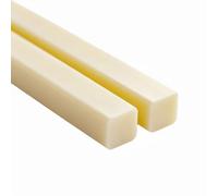 Purzen Barra Piatta Rettangolare in plastica ABS Beige, Resistente e Leggera, per progetti di Fabbricazione di custodie robotiche, fresatura CNC Fai-da-Te e Taglio Laser 500mm×70mm,30mm