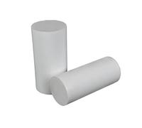 Purzen Barra PTFE Bianca,Asta Tonda in Plastica PTFE per Lavorazioni Meccaniche E Realizzazione di Componenti,Parti di Guida E Componenti Personalizzati,15x500mm（2pcs）
