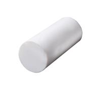 Purzen Barra PTFE Bianca,Asta Tonda in Plastica PTFE per Lavorazioni Meccaniche E Realizzazione di Componenti,Parti di Guida E Componenti Personalizzati,7mmx500mm（2pcs）